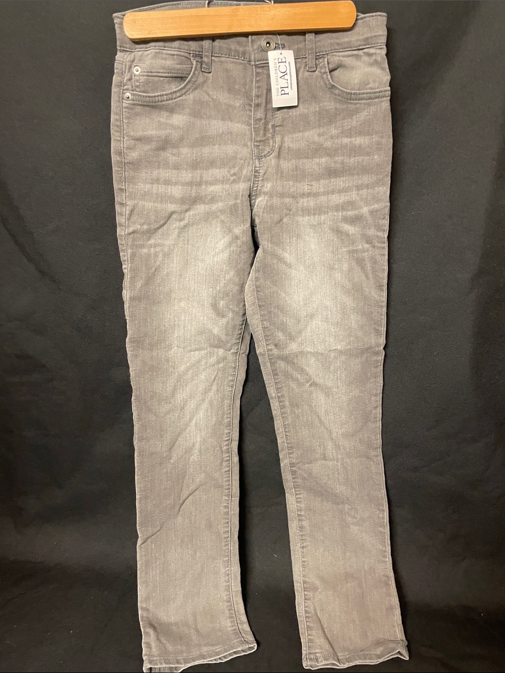 The Children's Place Girls Gray Slim Stretch Jeans